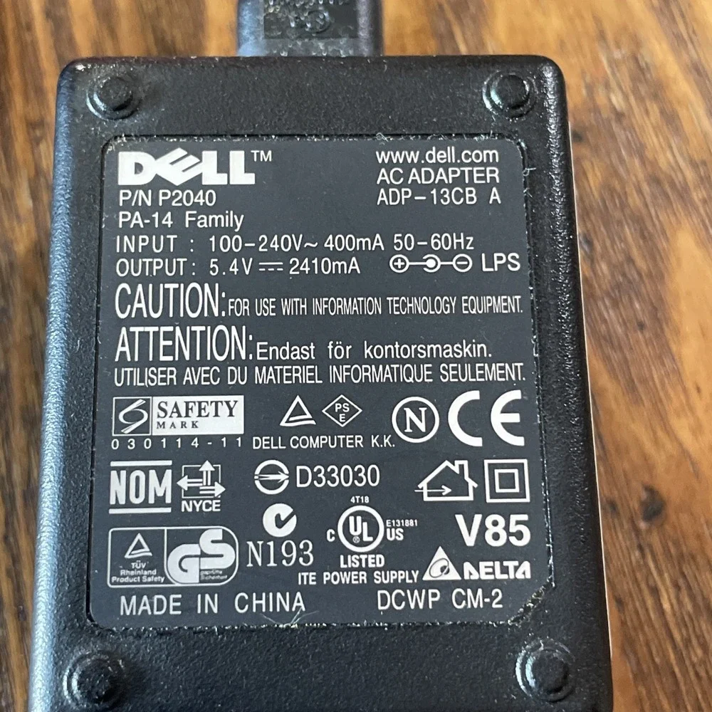 Dell Digital Jukebox Remote Leather Case Cords Manual Bundle
